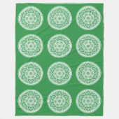 Seaweed Mandala Fleece Deken (Voorkant)