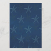 Seaweed Nautical Shower Game Advice Kaart (Achterkant)