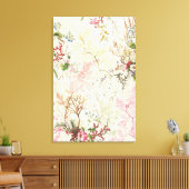 Seaweed-ontwerp voor zijde (m/v op papier) canvas afdruk (Insitu (Woonkamer))