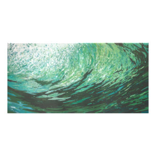 Seaweed op Wave Photo Print van Margaret Juul Foto Afdruk