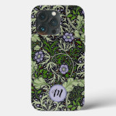 Seaweed Pattern Monogram William Morris Case-Mate iPhone Case (Achterkant)