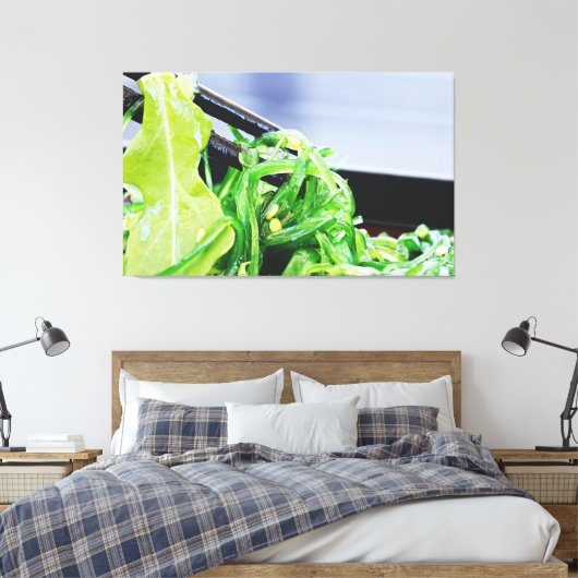 SEAWEED SALAD JAPANESE KUNSTAFDRUKKING STRETCHEERD CANVAS AFDRUK (Insitu (Slaapkamer))