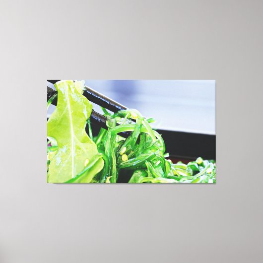 SEAWEED SALAD JAPANESE KUNSTAFDRUKKING STRETCHEERD CANVAS AFDRUK (Voorkant)