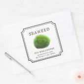 Seaweed Soy Wax Candle Label (Envelop)
