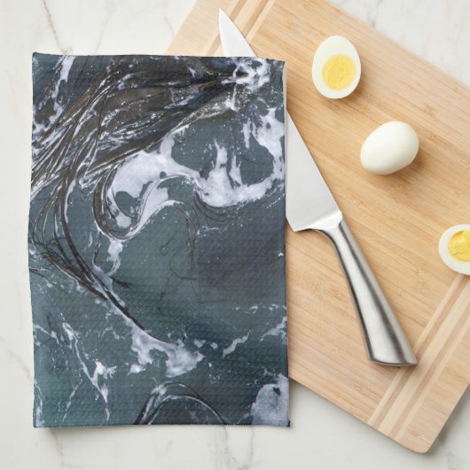 Seaweed Tea Towel Theedoek (Quarter Fold)