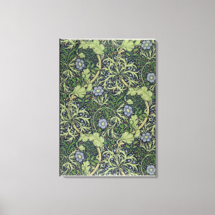 Seaweed Wallpaper Design, gedrukt door John Henry  Canvas Afdruk