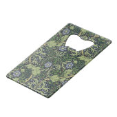 Seaweed Wallpaper Design, gedrukt door John Henry Creditkaart Flessenopener (Voorkant Gekanteld)