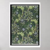 Seaweed Wallpaper Design, gedrukt door John Henry  Poster (Voorkant)