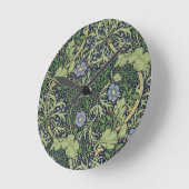 Seaweed Wallpaper Design, gedrukt door John Henry  Ronde Klok (Hoek)