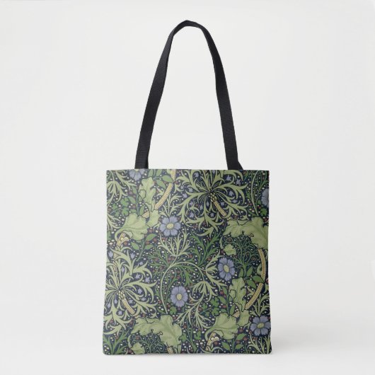 Seaweed Wallpaper Design, gedrukt door John Henry  Tote Bag (Voorkant)