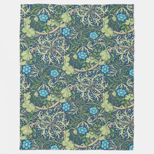 Seaweed, William Morris Fleece Deken (Voorkant)