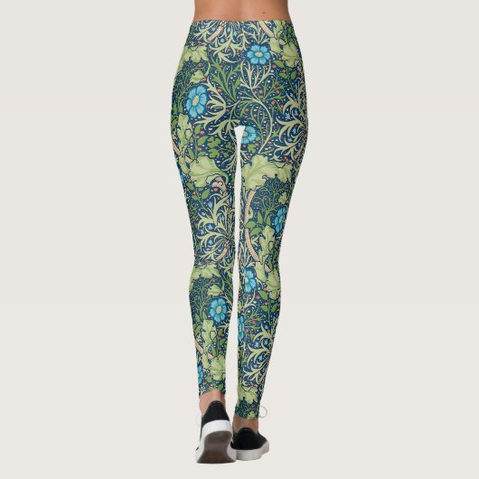 Seaweed, William Morris Leggings (Achterkant)