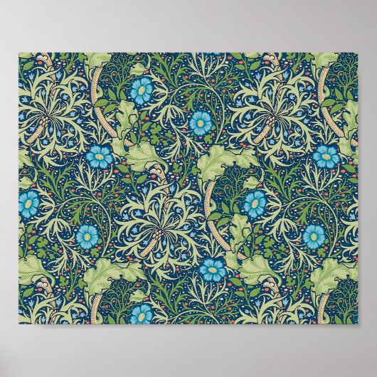 Seaweed, William Morris Poster (Voorkant)