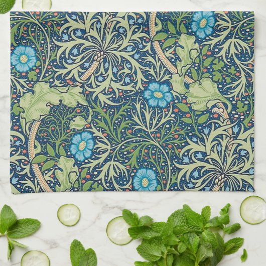 Seaweed, William Morris Theedoek (Gevouwen)