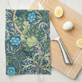 Seaweed, William Morris Theedoek (Quarter Fold)