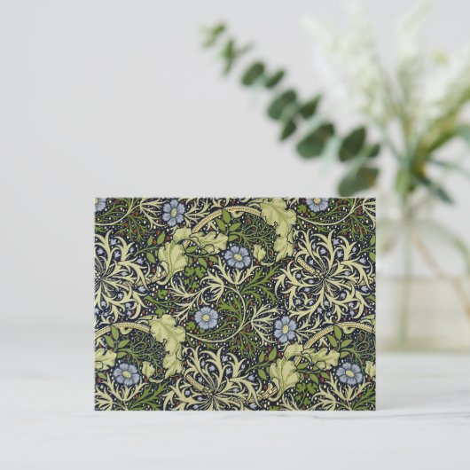 Seaweed  William Morris Wallpaper Briefkaart (Staand voorkant)
