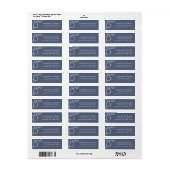 Seaworthy Return Address Label | Leisteen (Full Sheet)