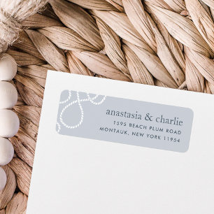 Seaworthy Return Address Label Mist