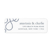 Seaworthy Return Address Label | wit (Voorkant)