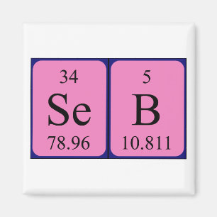 Seb periodiek table name magnet