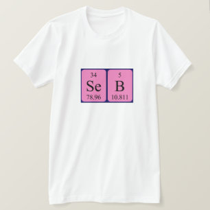 Seb periodiek table name shirt