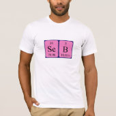 Seb periodiek table name shirt (Voorkant)
