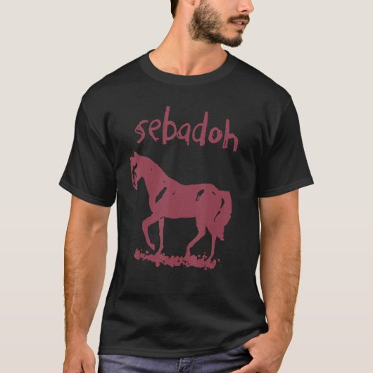 Sebadoh Nerd Geek Graphic T-shirt (Voorkant)