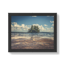 Sebago Lake Island, Value Poster papier (mat)