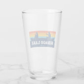 Sebago Lake Maine Canoe Glas (Achterkant)