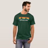 Sebago Lake Maine Canoe T-shirt (Voorkant volledig)