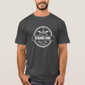 Sebago Lake Maine - Gepersonaliseerde stad en naam T-shirt (Voorkant)