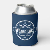 SEBAGO LAKE MAINE PERSONALISEERDE STAD EN NAAM BLIKJESKOELER (Blikje Voorkant)
