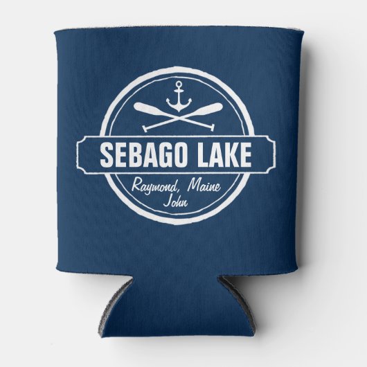 SEBAGO LAKE MAINE PERSONALISEERDE STAD EN NAAM BLIKJESKOELER (Voorkant)