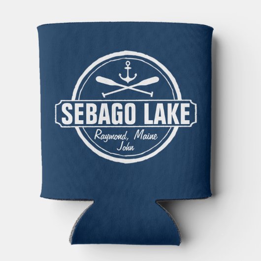 SEBAGO LAKE MAINE PERSONALISEERDE STAD EN NAAM BLIKJESKOELER (Achterkant)