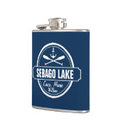 SEBAGO LAKE MAINE PERSONALISEERDE STAD EN NAAM HEUPFLES (Links)