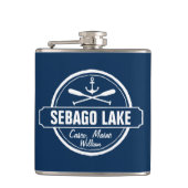 SEBAGO LAKE MAINE PERSONALISEERDE STAD EN NAAM HEUPFLES (Voorkant)