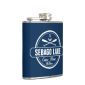 SEBAGO LAKE MAINE PERSONALISEERDE STAD EN NAAM HEUPFLES (Rechts)