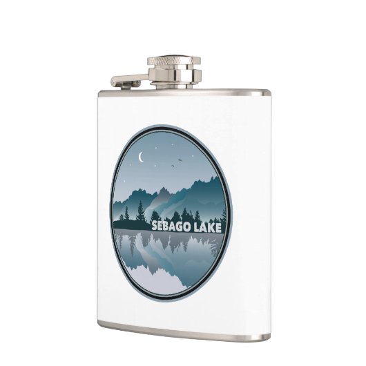 Sebago Lake Maine Reflection Heupfles (Links)