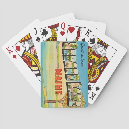  Sebago Lake Maine speelkaarten (Achterkant)