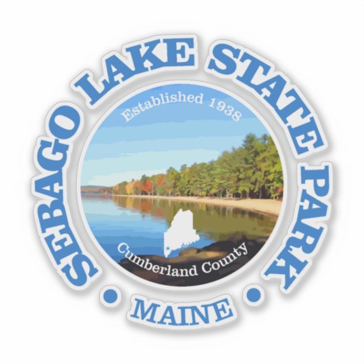 Sebago Lake SP Sticker (Voorkant)