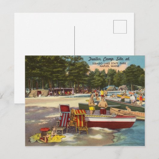  Sebago Lake State Park Napels, Maine Briefkaart (Voorkant / Achterkant)