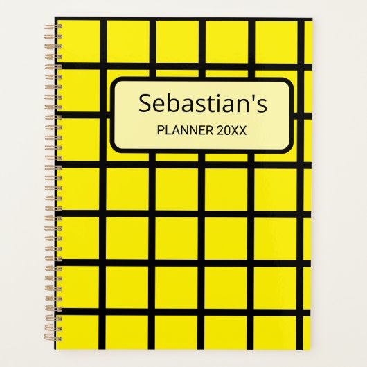 Sebastian aanpasbaar planner (Voorkant)