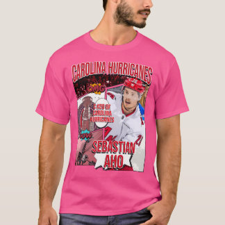 Sebastian Aho Hockey Art Hurricanes 1 T-shirt
