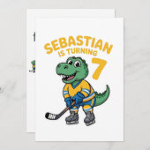 Sebastian Birthday 7th  Kaart (Voorkant / Achterkant)