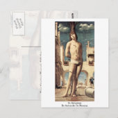 Sebastian By Antonello Da Messina Briefkaart (Voorkant / Achterkant)