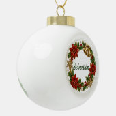 Sebastián Christmas Name Ceramic Ornament (Links)