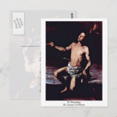 Sebastian door Jusepe de Ribera Briefkaart (Voorkant / Achterkant)