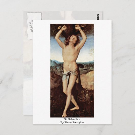 Sebastian door Pietro Perugino Briefkaart (Voorkant / Achterkant)