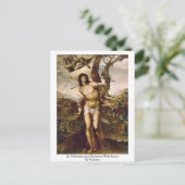 Sebastian en Madonna met heiligen van Sodoma Briefkaart (Staand voorkant)