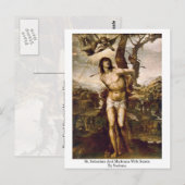 Sebastian en Madonna met heiligen van Sodoma Briefkaart (Voorkant / Achterkant)